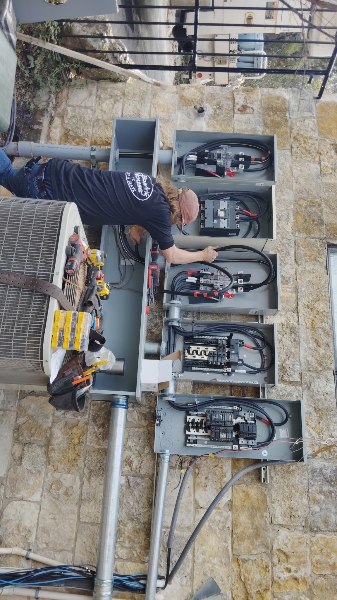 Siemens 84-circuit commercial panel installed at 44 East Condos for EV charger project